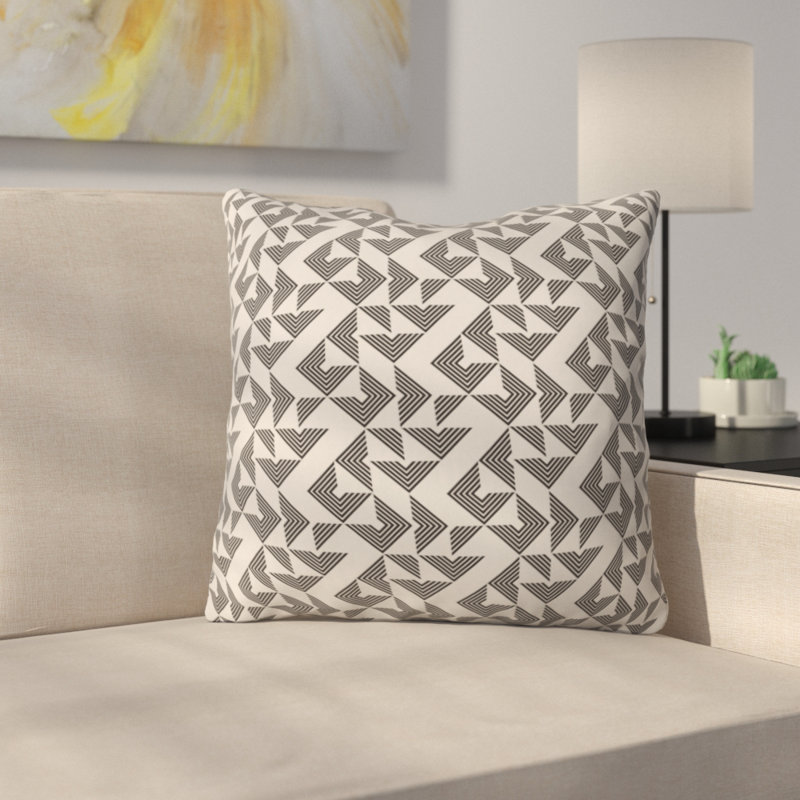 East Urban Home Geometric Throw Pillow Wayfair